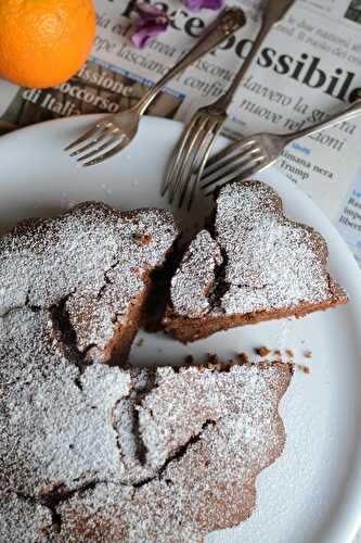 Gâteau au chocolat sans beurre - torta al cioccolato