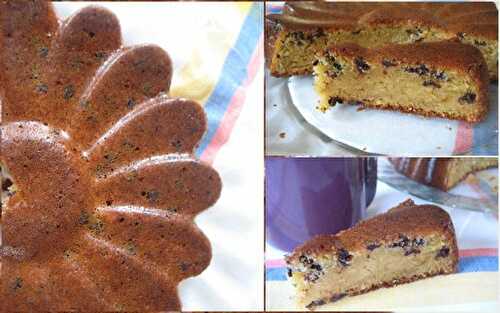 Gâteau au yaourt amandes et pépites de chocolat