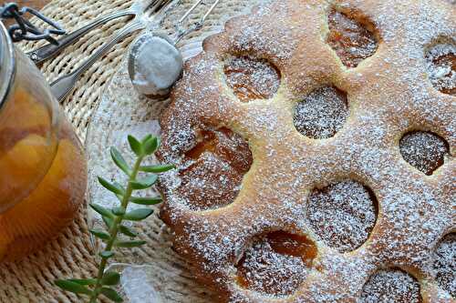 Gâteau au yaourt façon tarte aux abricots