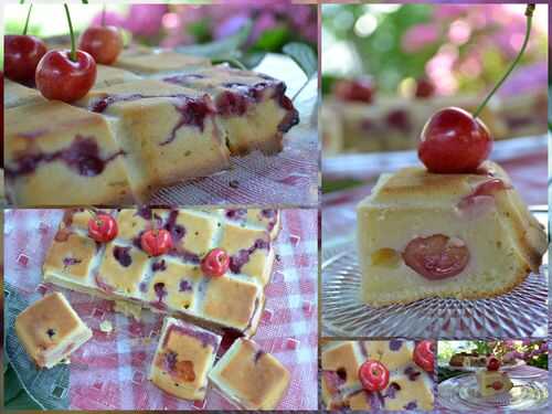 Gâteau aux cerises et à la ricotta