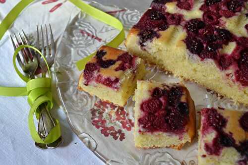 Gâteau aux fruits rouges