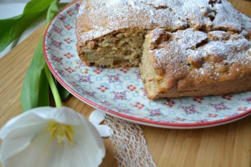 Gâteau aux pommes et à l'huile d'olive