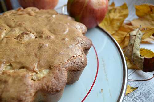 Gâteau aux pommes et à la chataigne