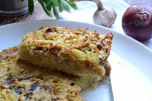 Gâteau de pommes de terre végétarien