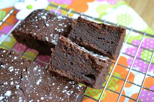 Gâteau fondant chocolat caramel