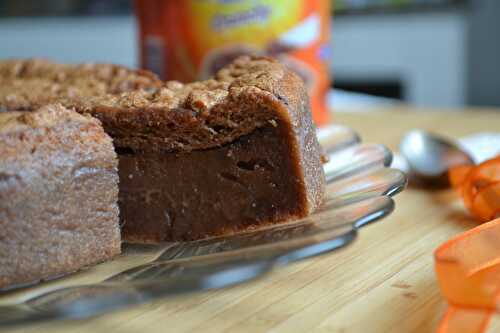 Gâteau magique à la pâte d'Ovomaltine crunchy