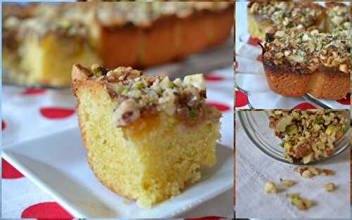 Gâteau moelleux aux fruits secs