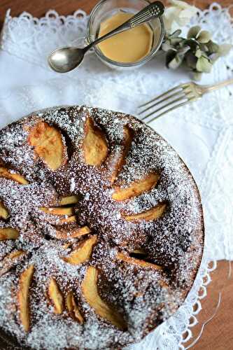 Gâteau pommes cacao sans lactose