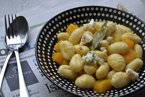 Gnocchi au potiron et Roquefort