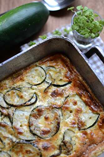 Gratin de courgettes de Doria végétarien