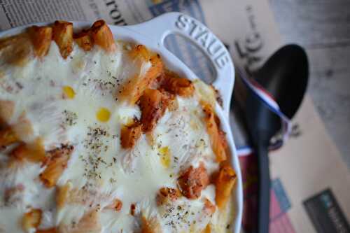 Gratin de Penne aux fromages