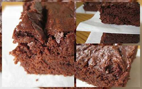 J'ai testé le brownie sans beurre et sans oeuf !