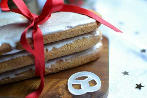 Langues de pain d'épices - Lehbkuchenzugen - Bredelé et gourmandises 2019