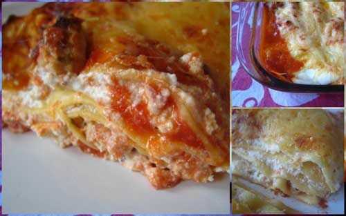 Lasagne con pollo e ricotta