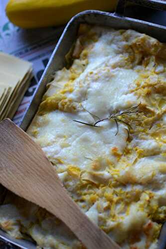 Lasagne courgettes fromage de chèvre végétarien