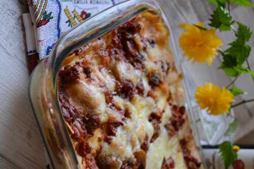 Lasagne viande champignons