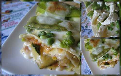 Lasagnes aux légumes du jardin