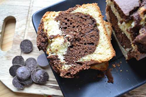 Le cake marbré de Carole