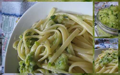 Linguine al pesto di zucchine