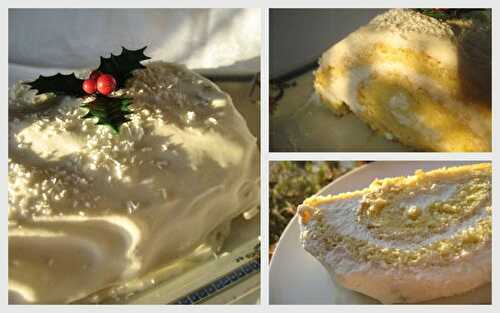 Ma buche toute blanche pour Noel