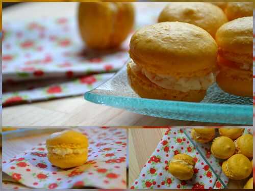 Macarons à l'orange