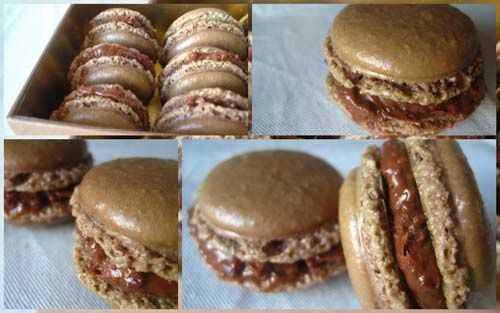 Macarons à l'Ovomaltine crunchy