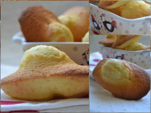 Madeleines à la fleur d'oranger