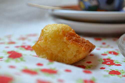 Madeleines à la fleur d'oranger