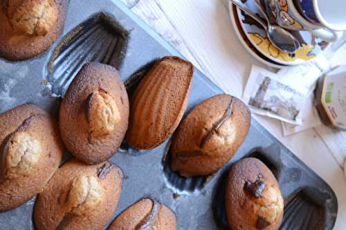 Madeleines à la pâte à tartiner