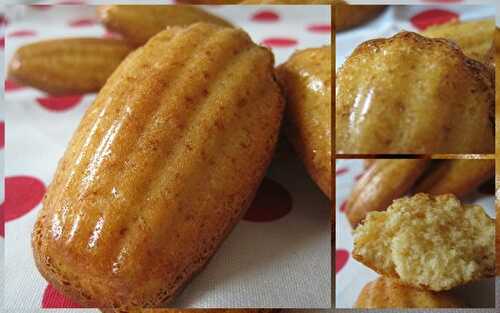 Madeleines aux cristaux d'agrumes