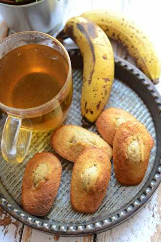 Madeleines façon banana bread