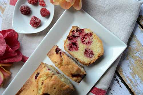 Mini cake aux framboises sanslactose