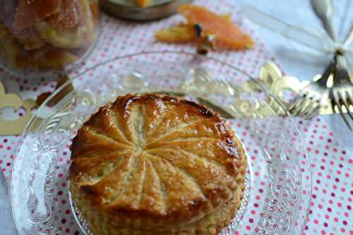 Mini galettes des rois à la crème d'amande et à l'orange confite