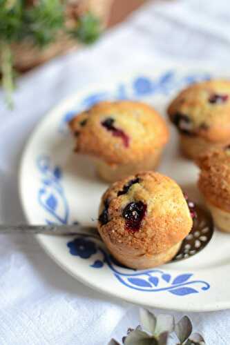 Mini muffins aux cassis