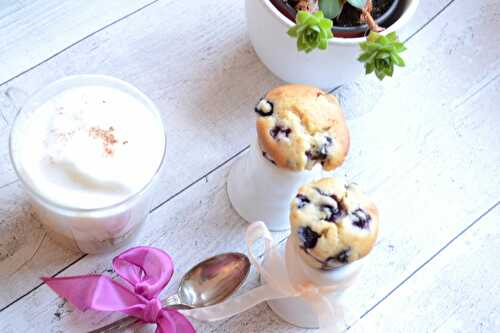 Mini Muffins aux myrtilles et lait fermenté