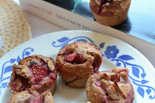 Mini muffins flocons d'avoine et fraises