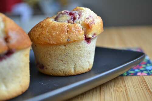 Mini Muffins noisettes et framboises