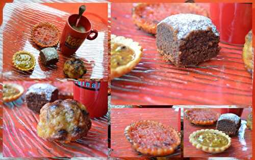 Mini tartelettes au caramel et fruits secs - Café Gourmand