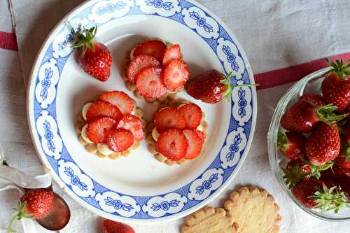 Mini tartelettes crémeux citron fraises Jours Heureux