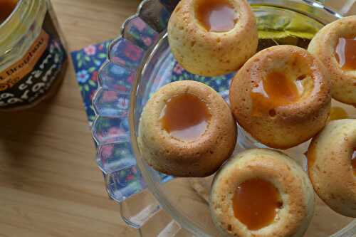 Moelleux à la noix de coco, lait d'amande et caramel