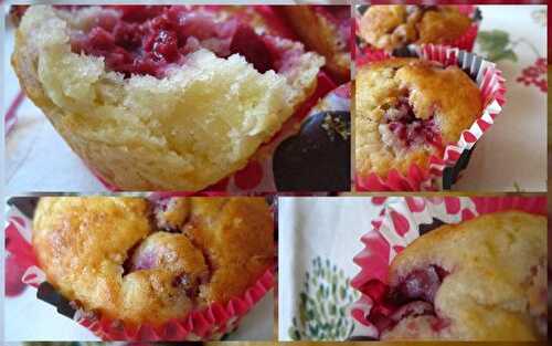 Muffins à la framboise et aux amandes