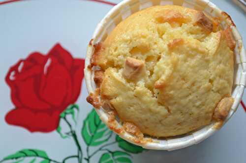 Muffins au citron et chocolat blanc