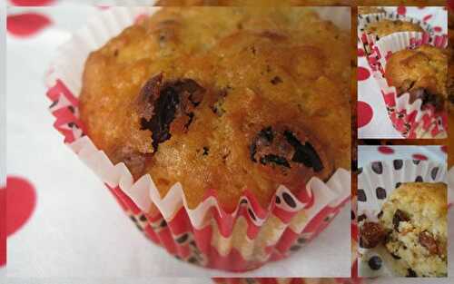 Muffins au muesli aux cranberries et aux raisins secs