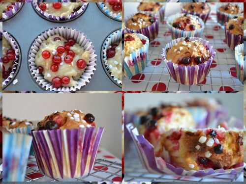 Muffins aux groseilles