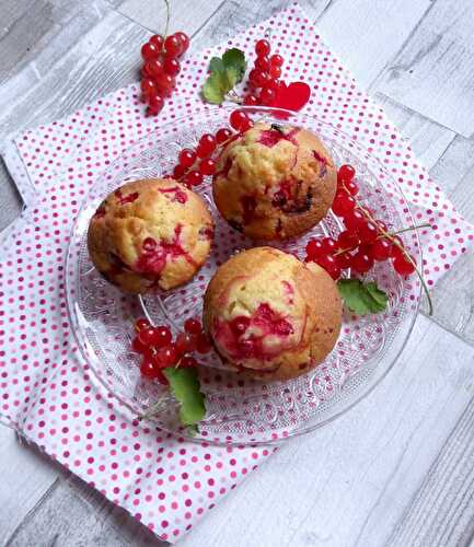 Muffins aux groseilles