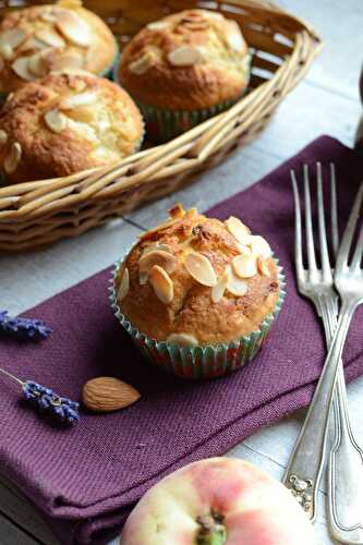 Muffins aux pêches