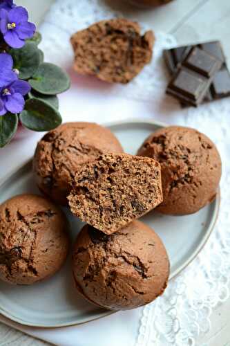 Muffins chocolat levain