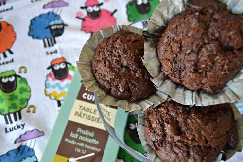 Muffins tout chocolat tout moelleux