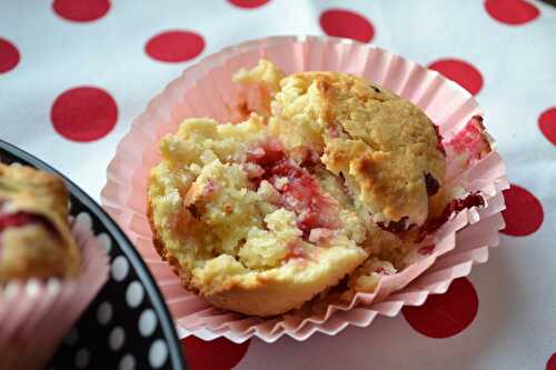 Mufins aux airelles et aux framboises