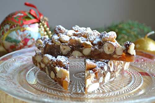 Panforte amandes, noisettes et agrumes confits cadeau gourmand